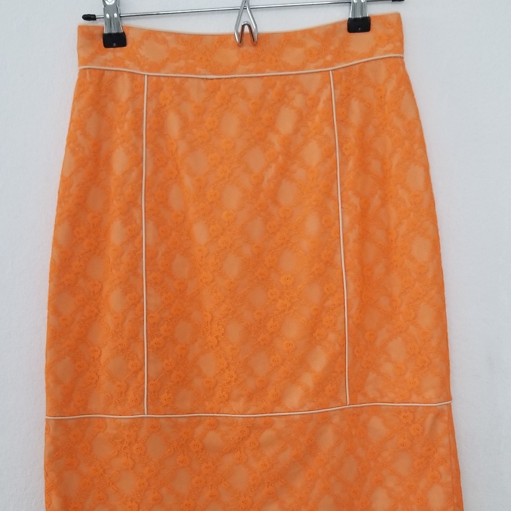 ANTONIO MELANI Orange Skirt Size 2